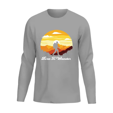 Born To Wander Men Long Sleeve Shirt